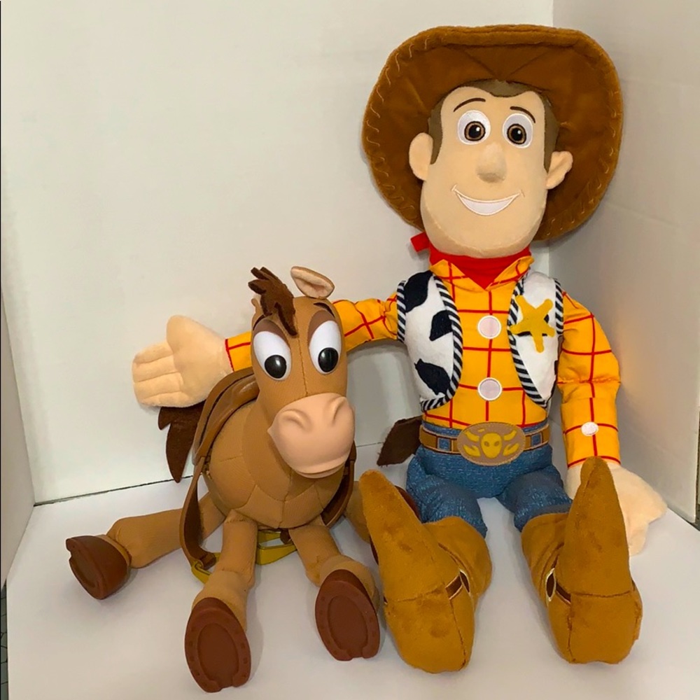 Woody 24" Bullseye 14" Plush Toy Story 4